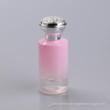 Contestación rápida Recubrimiento gradual Botellas de perfume de vidrio rosa